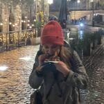 Amy Huberman Instagram - Quite impressed with my level of ferocious dogged commitment to that waffle TBH. So much waffle coming out of me normally it was only fair to get some in. And no, although this little mermaid was tempted to go for an oul flip and roll into the canal she held off 🧜‍♀️ But she did get that keyring.