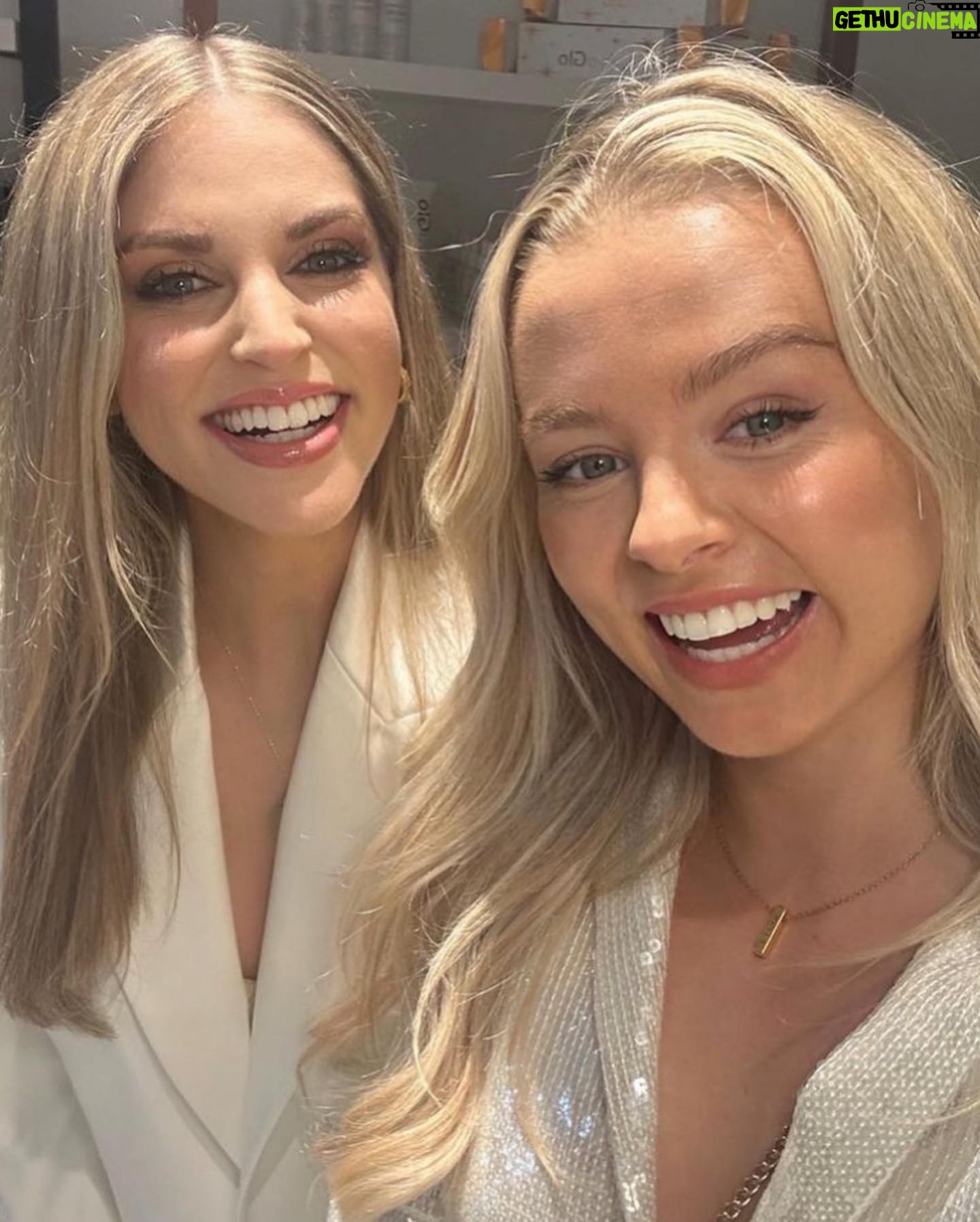 Amy Huberman - 8K Likes - A massive thank you to the brilliant @ayumakeupireland team for gorgeous launch today. So chuffed to be the face of your Christmas campaign and thank you guys for having me, what a fab Irish brand you have built @suzie.ayu you are a powerhouse 💚☘️ And congratulations on the opening of your brand new sparkling store in Kildare Village ✨
Full sidewise pelting rain with floor length flares soggy to the knee; the ONLY way to glam up of a morn.
The suit is @nadinemerabi I wore to the book awards last year which I had 💯 percent forgotten to dry clean. I mean what could possibly go wrong with a full white suit?! Jesus. Looked like I might have been dipped, rolled and soaked in a full bath of Guinness. And I don’t even drink Guinness. My local dry cleaners are complete dreamboat magicians. Thank you for a gorgeous morning @ayumakeupireland you are a indeed gorgeous team #paidpartnership