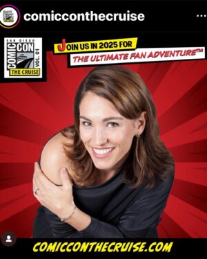 Amy Jo Johnson Instagram - Who’s coming! @comicconthecruise Feb 5-9 2025