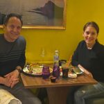 Amy Jo Johnson Instagram - Hanging with my pal @officialdavidyost in Scotland … see you soon @comicconscotlandaberdeen #friendsthatarefamily