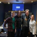 Amy Jo Johnson Instagram - Just making music with some pals… #stillhere EP 🦋 coming 2024. @nickmarzock @studiocitysound