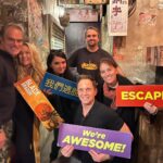 Amy Jo Johnson Instagram - The escape team! 🦋