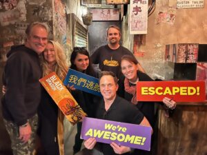 Amy Jo Johnson Instagram - The escape team! 🦋