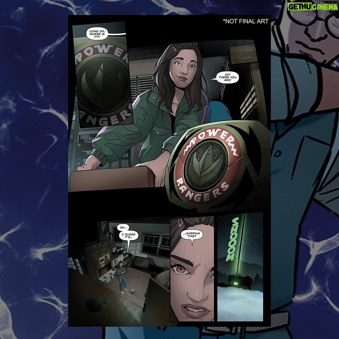 Amy Jo Johnson Instagram - The fate of the world and the future of the Power Rangers will be determined on the lunar battlefield in this FINAL issue! Will someoneβs possession of the Green Dragon Power Coin be what tips the scales? Hereβs your first look at π ππππ§π¬ π π’π₯π£πππ‘ π£π’πͺππ₯ π₯ππ‘πππ₯π¦: π§ππ π₯ππ§π¨π₯π‘ Issue 4 by hit writing duo @atothedoublej Matt Hotson, rising star artist @nicoleon.x, colorist @donosan.mx, and letterer @edukedw. Your LAST day to pre-order this morphinominal series finale is Monday, May 6th. Available in comic shops Wednesday, May 29th!