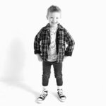 Amy King Instagram - Mama’s lil Valentine! I can’t believe how big he is getting! He’s so smart and so fun! 🥰 These black and whites are the cutest and they really capture his personality perfectly!! Thank you @kaceykinionphotography 👏👏