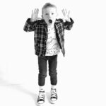 Amy King Instagram - Mama’s lil Valentine! I can’t believe how big he is getting! He’s so smart and so fun! 🥰 These black and whites are the cutest and they really capture his personality perfectly!! Thank you @kaceykinionphotography 👏👏