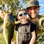 Amy King Instagram - We’ve got ourselves a little fisherman! 🎣 @kidcasters #catchandrelease #qualitytime #gooutside