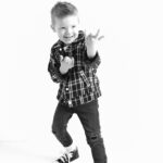 Amy King Instagram - Mama’s lil Valentine! I can’t believe how big he is getting! He’s so smart and so fun! 🥰 These black and whites are the cutest and they really capture his personality perfectly!! Thank you @kaceykinionphotography 👏👏
