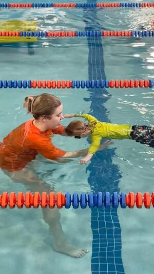 Amy King Instagram - Look at our little goldfish go!! He has been in classes since he was a year old and I love his confidence! He keeps learning in such a fun and healthy way! @goldfish_rogersnwa