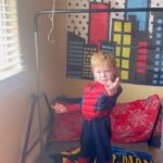 Amy King Instagram - Finally getting around to posting his big Birthday Present from Mom Dad! Well mostly Mom let’s be honest lol! Dill did bolt the bed together! But He knows when I’m working on a project to just let me do my thing lol I think it turned out Soo cute!! What do you think!? 🕷️ Spiderman Bed & Play house! @deltachildren