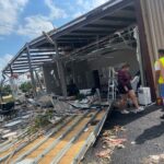 Amy King Instagram - Saturday night a tornado ripped through our hometown. We have spent the last 2 days spending every waking minute with our honey and T loading everything we possibly can of what’s left of their counseling office. I was in the truck with @teba_5278 headed to get boxes and tubs and she said to me “ ya know Amy, this is all just stuff and stuff doesn’t really matter. You can replace all the stuff. Money doesn’t make you happy . What matters is I have my family, and the people I love the most. “ I thought to myself … Wow! such wise words to remember when we are really going through the fire. Here she is seeing her building destroyed ,pictures, books, memories, and everything she has worked so hard to accomplish - just gone. She’s being squeezed right now like so many in NWA . I’ve seen insane damage!! There are buildings that are hardly recognizable in some places. There are huge trees in the middle of living rooms and semi trucks flipped over, roofs blown off homes and beautiful cars completely totaled. Just remember if you are one of many that are local that is suffering that “stuff “ can be replaced. I can’t imagine how hard it must be, but try to remember that happiness is not found in material things. My heart goes out to all of those who are hurting, displaced, stressed and broken hearted. 💛 #nwastrong 🌪️