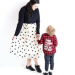 Amy King Instagram - Kickin’ it with you is my favorite!! ❤️ you my sweet lil Valentine! 📸@kaceykinionphotography Also use code “ amyk “ and get 15% off your order at @patpat_momsays ❣️❣️