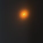 Amy King Instagram - Blinded by the light 🌒✨ #eclipse2024 The glasses kept falling off his head… so I had to get creative!! #eclipsemonster 😂😂