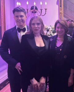 Amy Klobuchar Instagram - Yes, this is the real Scarlett Johansson with me (and some random guy) after the White House Correspondents’ dinner. We must pass legislation to protect people from having their voice and likeness replicated through AI without their permission.