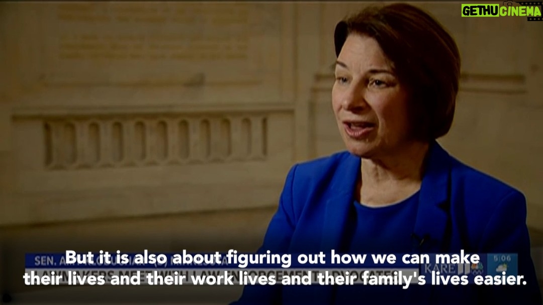 Amy Klobuchar Instagram - Our officers are on the frontlines every day keeping our communities safe. I was honored to receive recognition from law enforcement for my work to ensure they have the support they need to do their jobs.