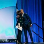 Amy Klobuchar Instagram - How great to have my friend and national leader Georgia Senator @raphaelwarnock at the Humphrey/Mondale dinner!