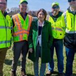 Amy Klobuchar Instagram - Big day in Austin! I joined Gov. Walz, Sen. Smith and local leaders to break ground on the I-90 bridge project made possible with federal funds. Upgrading I-90's aging bridges ensures this vital roadway continues to connect MN to the rest of the country.