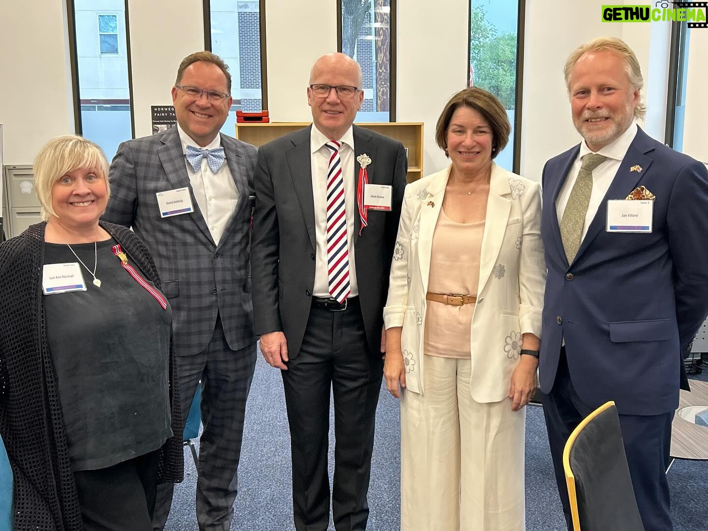 Amy Klobuchar Instagram - I was at the Norway House to celebrate the Norwegian Constitution Day and highlight our shared values of freedom and democracy. Happy Syttende Mai!