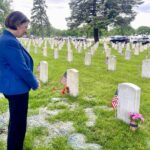 Amy Klobuchar Instagram - I visited my dad’s grave today at the Fort Snelling National Cemetery. He wrote a book called “Heroes Among Us” that is about ordinary people doing extraordinary things. A fitting way to describe those that made the ultimate sacrifice for our country and our freedom.