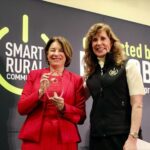 Amy Klobuchar Instagram - Thank you to the Rural Broadband Association for presenting me with the Smart Rural Community Champion Award. As co-chair of the bipartisan Senate Broadband Caucus, I am committed to delivering high-speed internet to every zip code in America.