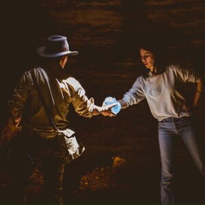 Amy Nelson Instagram - It’s live! You can now go experience A Heist with Markiplier for yourselves, for free on Youtube!

Mark was an absolute force throughout the entire production process. He wrote, directed, and starred in a project larger than anything we’d ever even had a hand in before. He worked himself to the bone every day on set and fell asleep from exhaustion every night the moment he got in the car at 5am. I can’t say I endorse his method of working himself to complete exhaustion, but it’s his way and I hope you can see that in the final product. It was a labor of love.