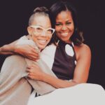 Amy Sherald Instagram - This is 60. Happy Birthday @michelleobama Love you⭐️ Thank you for being such a great friend and big sister ❤️✨