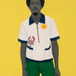 Amy Sherald Instagram - 🌞 Starting March 20th @hauserwirth Los Angeles see this new work and others in my first west coast solo show. A bucket full of treasures(Papa put sunshine in my pockets) 54 x 43 oil on canvas #artistsoninstagram #artoftheday #amysherald #arthistory #wearamask