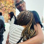Amy Sherald Instagram - One of my favorite humans and favorite artists. Mark Bradford’s show You Don’t Have To Tell Me Twice Opened last night @hauserwirth and its epic. Art royalty @lornasimpson in the back ground #paintings #go #friends