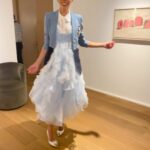 Amy Sherald Instagram - Last night was so much fun! I love you framily.. you know who you are! Thanks to everyone that came out to @hauserwirth . Special special shout out to London based designer @bora_aksu and my friend @luxurylaw who dressed me🌹🌹I felt all the feels 🌹🌹