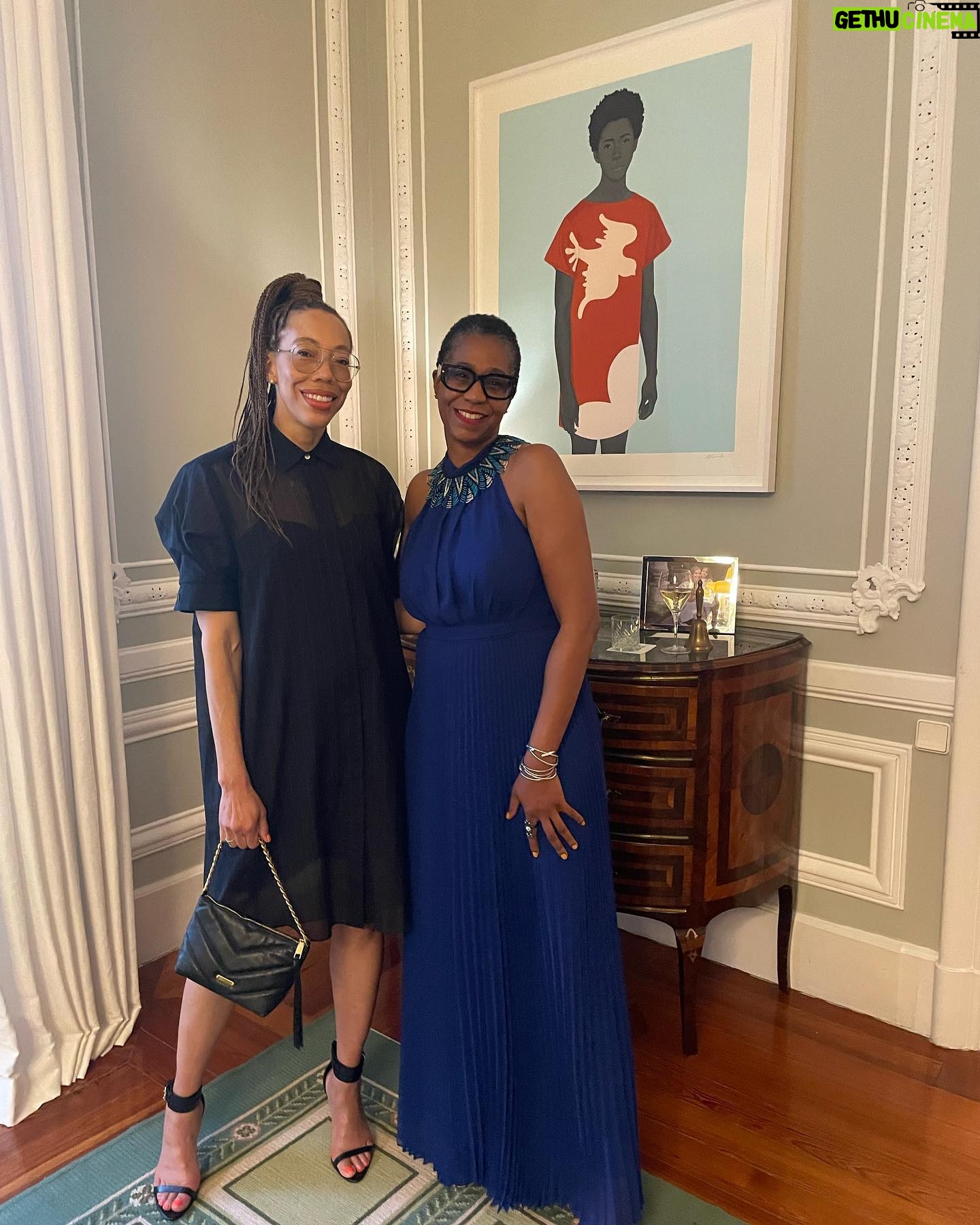 Amy Sherald Instagram - @usembportugal 60th year Celebration of Art in Embassies #photodump Great to see old faces and friends and make some new ones. #lisbon #portugal