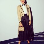 Amy Sherald Instagram - Last night at the @cfda awards wearing my friend @thombrowne. Congratulations to all the special talents who were honored last night. Thank you for having me Thom 🤍✨#cfda #thombrowne #coattails 📸: Getty @gettyimages Sinna Nasseri @strange.victory Makeup: @silbruinsma1 Hair: @myssmonique