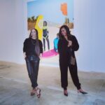Amy Sherald Instagram - Whoot, There it is ✨💫✨@michelleobama @hauserwirth March 20- June 6 #AnOceanAway #blacksurfers #rockawaybeach #losangeles #hauserandwirth #americansurfers #thegreatamericanfact #oiloncanvas #adventuresofkristinandamy 📸 @stefaniekeenan
