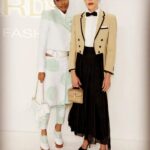 Amy Sherald Instagram - Last night at the @cfda awards wearing my friend @thombrowne. Congratulations to all the special talents who were honored last night. Thank you for having me Thom 🤍✨#cfda #thombrowne #coattails 📸: Getty @gettyimages Sinna Nasseri @strange.victory Makeup: @silbruinsma1 Hair: @myssmonique