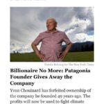 Amy Smart Instagram – Wow!!!! Just wow…. 🌍🌎🌏Repost from @howchangers
•
There are incredible people in the world. Thank you @patagonia @yvon.chouinard🌍🙏🏼
“Rather than selling the company or taking it public, Mr. Chouinard, his wife and two adult children have transferred their ownership of Patagonia, valued at about $3 billion, to a specially designed set of trusts and nonprofit organizations. They were created to preserve the company’s independence and ensure that all of its profits — some $100 million a year — are used to combat climate change and protect undeveloped land around the globe.” -@nytimes