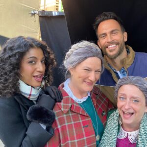 Ana Gasteyer Instagram - Fan of comedy AND corny holiday #Hallmark #Lifetime movies?? How about hot hunky lumberjacks and quaint Vermont Inns in jeopardy of being sold to evil developers?? What about finding the Christmas spirit AND LOVE AT THE SAME TIME!!?? @raedratch and I cooked up the ultimate movie for you. #ClüsterfünkeChristmas airs tonight on @comedycentral 8c/9e- She’s also on demand all season long - and availabie @amazon -  @vellalovell & @mrcheyennejackson  @nilshognestad @ryanmcpartlin are all FANTASTIC IN IT ENJOY