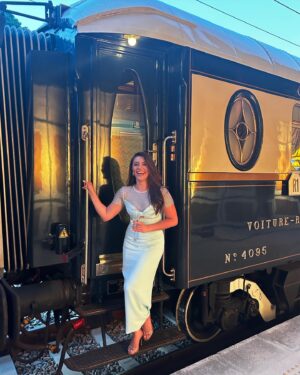 Ana Golja Instagram - If you’ve been a longtime follower of mine, you know how much I value working with non-profit organizations. Giving back to communities has always been a major part of my life.

I recently had the opportunity to attend a once-in-a-lifetime experience aboard the Venice Simplon Orient Express (@vsoetrain ) in support of @unicefturkiye Earthquake relief efforts. To say it was spectacular would be a severe understatement.

Aside from the evening being truly magical, it also marked my first experience with @unicef . It was such a pleasure meeting the hardworking and kind team behind it all.

Really looking forward to building a relationship with @unicef globally, as well as at home with @unicefcanada . 💙