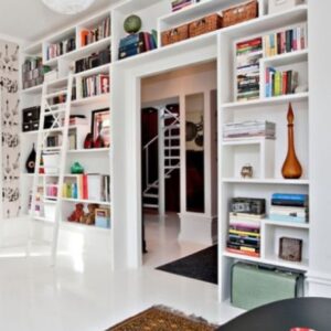 Ana Marques Instagram - Paredes ( portas e janelas) para que vos quero??? 

Pó ara vos emoldurar com estantes… e optimizar o espaço! 

#AMDeco
#deco 
#decoracao 
#homedesign 
#interiores 

Inspiração @pinterest