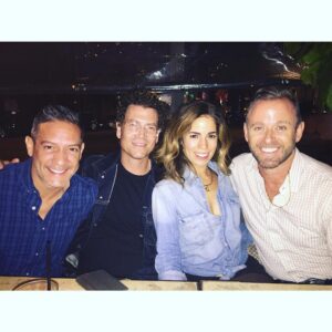 Ana Ortiz Instagram - Taco Tuesday @tortillarepublic w @drzaba @pkirkp & @raymunoz1 #Weho #skinnymarg 2 white boys, a Mexican & a Rican walk into a bar...#enchiladasuizas