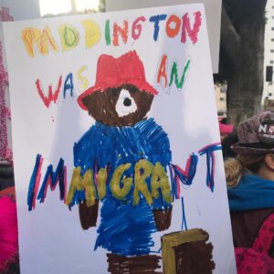 Ana Ortiz Instagram - My kid’s first protest poster. #ProudMom #resist #LongGame