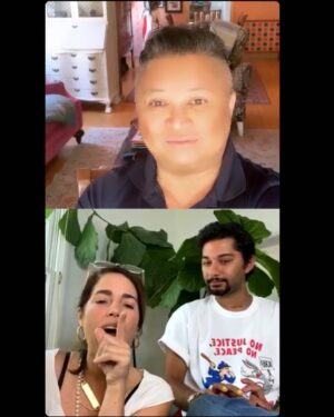 Ana Ortiz Instagram - me yelling @ YOU to donate to medical assistance for Kristian. Thanks to @alecmapa for raising awareness and letting me and @markindelicato have so much fun! LINK IN MY BIO