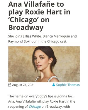 Ana Villafañe Instagram - back on Broadway.😭

For #AnnReinking