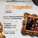Ana Botafogo Instagram - Ministério da Cultura e Petrobras apresentam: ST TRAGÉDIAS é uma representação de duas singulares obras de Shakespeare, acompanhadas de dois poemas sinfônicos de Tchaikovsky. ✨ SERVIÇO: ST TRAGÉDIAS 24/05 até 02/06 Teatro Casa Grande @marcelomisailidis @anabotafogooficial @minc @petrobras @pramacomunicacao @sodanca #StTragedias #shakespeare #tchaikovsky #teatro #dança #espetaculo