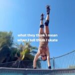 Ana Coto Instagram - Obsessed with you @rollinwithkate ngl I wanna fly like that but til then I’ll just be here gliding like the mere mortal that I am 🫠
