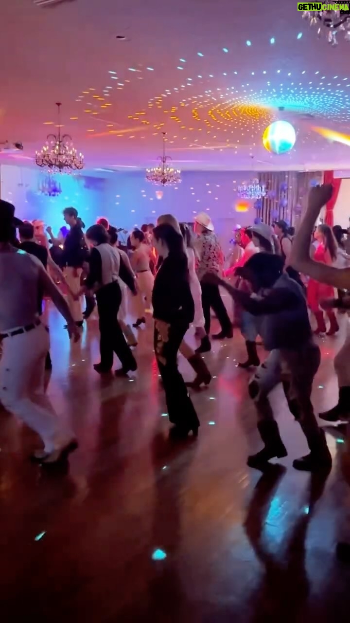 Ana Coto Instagram - A baby stud absolutely living at the gay prom of their dreams!!! Esp. since, like so many of *us,* I had never been to prom. Thanks to @stud.country @garibaldinasociety for hosting and @fopopps for being a smashing date. I loved every minute of it 🥲 (Sorry the song isn’t synced better, was too excited about my 2 week line-dance-iversary) 🌹 roses to @lawlessjennie for sharing the google drive with me 🫶🏻🥹