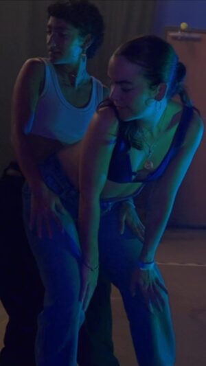 Ana Coto Instagram - 🦋15 seconds of rizz with my skate wife🦋 vid by @waveland.8 at @thesk8popup