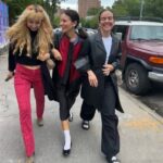 Ana Coto Instagram – wanted to immortalize us lollygagging around the city @yasmiinakhan @friendatparty1