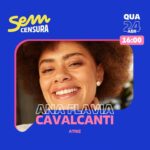 Ana Flavia Cavalcanti Instagram - Tô sentindo que esse papo vai ser gostosinho. Hoje aa 16h na @tvbrasil e no YouTube. @cissaguimaraes tava com muita vontade de ir no seu programa! Viva!