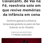 Ana Flavia Cavalcanti Instagram - O que é conforto pra você? Conforto pra mim é estrear no @itaucultural essa peça coração com minha mãe @val.cavalcanti.988 ao meu lado. Hoje as 20h. Sexta e sábado as 20h. Domingo as 19h. Temporada curtinha de 7 a 10/3. “Cheiro de gente rica é lavanderia de apartamento grande no bairro dos jardins. A roupa é lavada com amaciante Confort e seca em área de serviço com pouco sol”. Assessoria @rafaferro2020 💕🎤