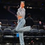 Ana Giulia Zortea Instagram – big knicks fan! even bigger deuuuuuce fan!
