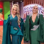 Ana Isabelle Instagram - Los esperamos en breve en “La Casa de Los Peposos”… La gran final… 🫶🏼🇵🇷🇲🇽🇺🇸 Jumeta y @jimenagallegotv 😜💚 . . @telemundopr @raymondysusamigos 🌪️🔥